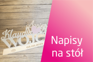 menu, napisy na stół, napisy na wesele, napis na stół, napis na wesele, nazwisko pary młodej, napisy weselne, napisy ślubne, napisy z drewna